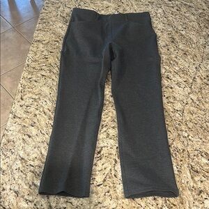 Quince Charcoal Cropped Trousers